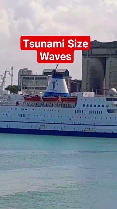 Size of tsunami wave in 2025