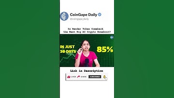 Is Render Token’s Comeback the Next Big AI Crypto Breakout? #render #rndrcoin #rendercoin