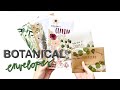 Decorating 5 envelopes!!! | Botanical Theme | WithLoveTjascha