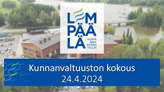 Lempäälän kunnanvaltuuston kokous 24.4.2024