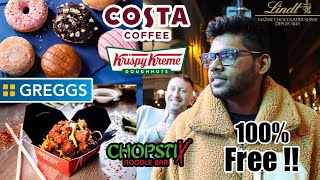 Getting Birthday Freebies | FREE FOOD in LONDON for 24 hours | Tamil Vlog