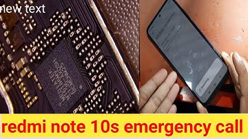 Redmi Note 10s emergency call only problem/ no network problem solution