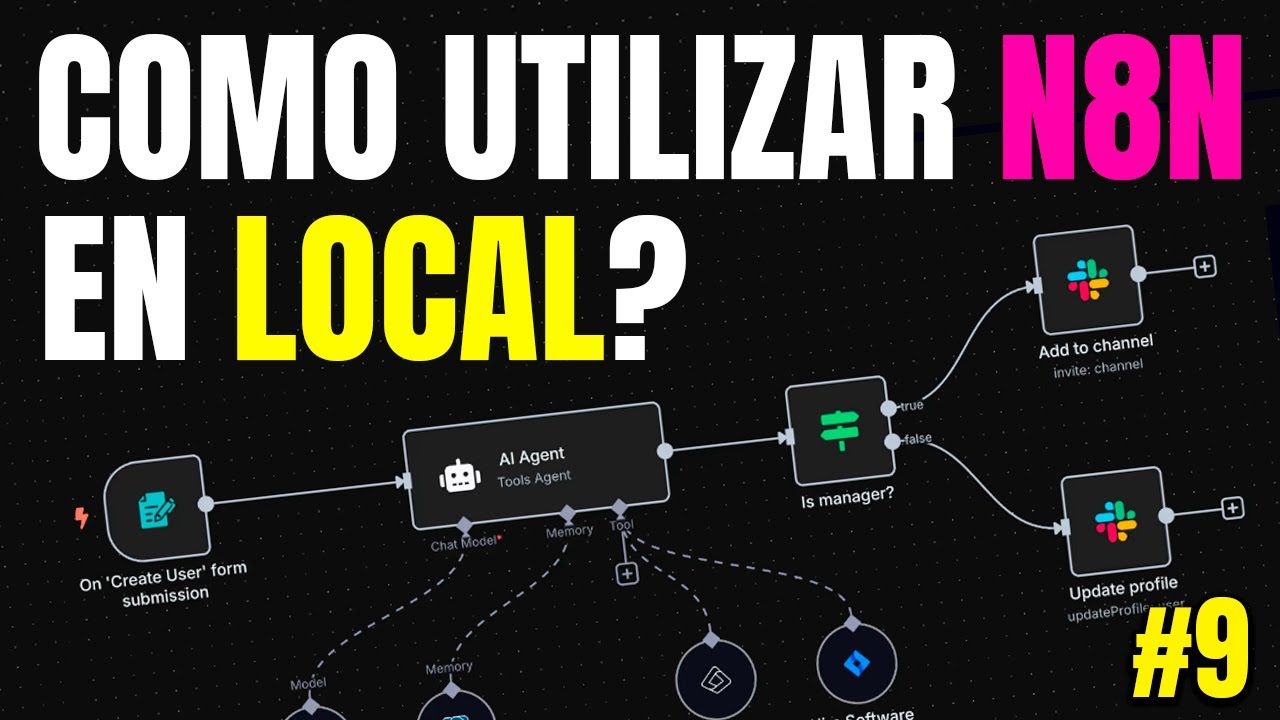 🖥️ Despliega n8n en tu PC Paso a Paso 💡 | Curso N8N #9 desde Cero - YouTube