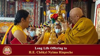 Long Life Offering to H.E. Chökyi Nyima Rinpoche