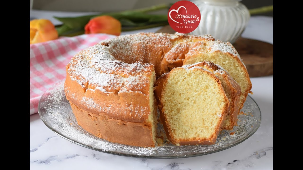 Il ciambellone della nonna senza bilancia, ricetta al bicchiere. Facile è buonissimo