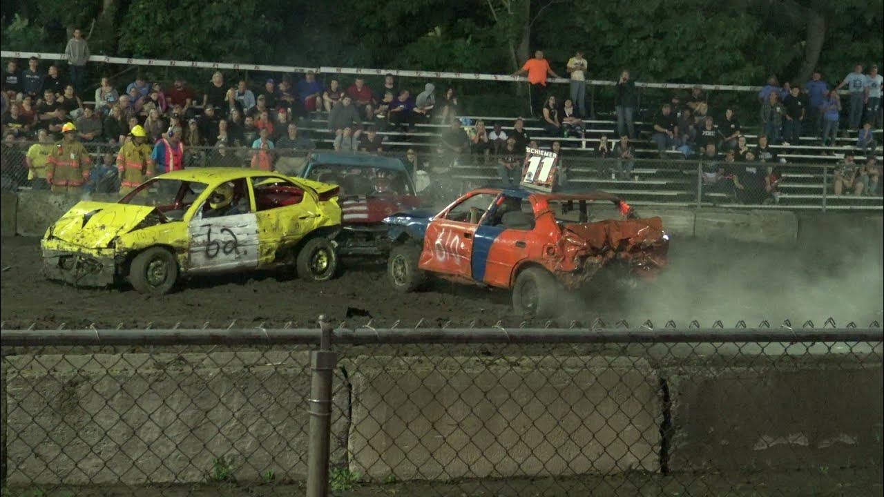 2021 Herkimer Co Fair Demo Derby Thursday night last heat YouTube
