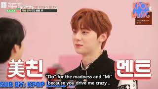 Idol room ep73 NUEST eng sub-Minhyun's powerful comment