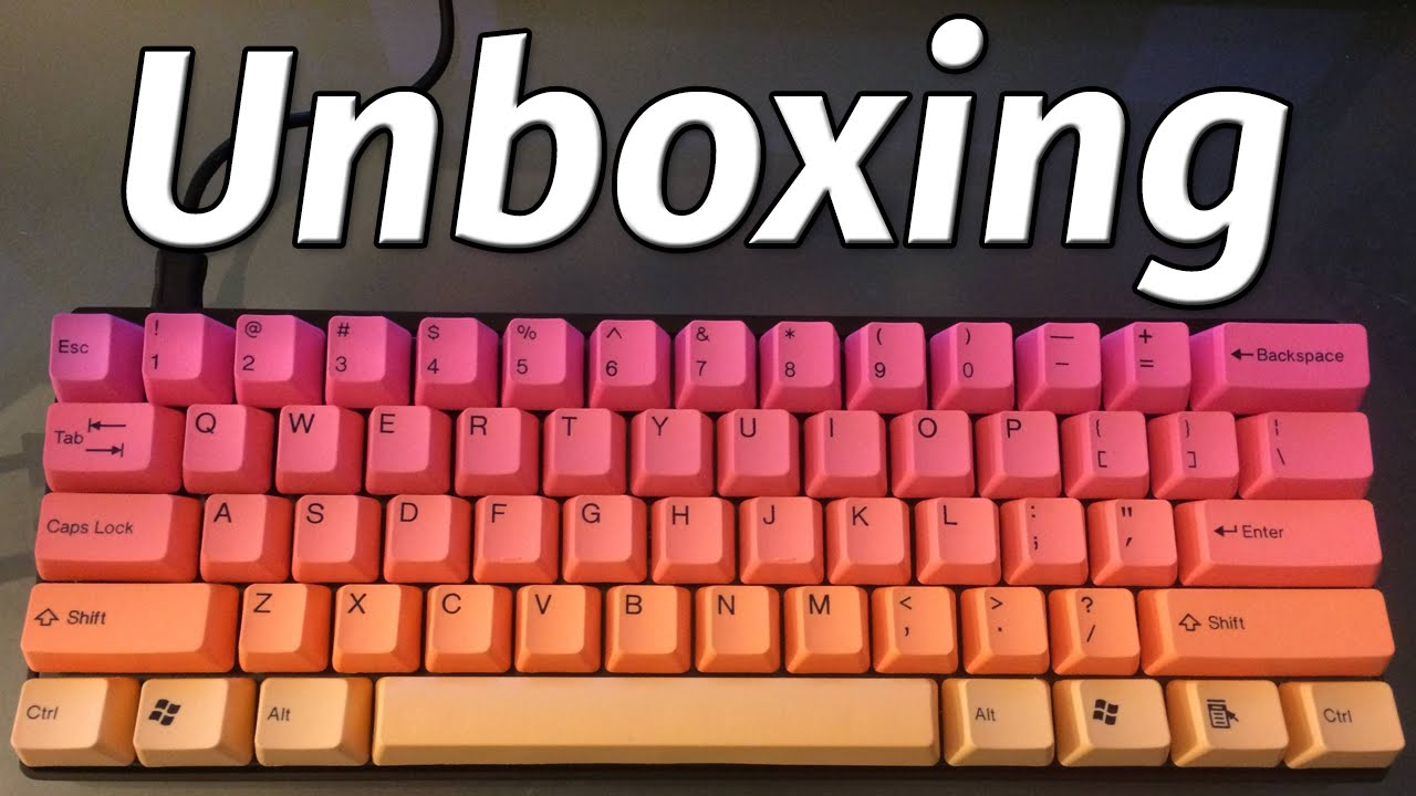 Unboxing Vortex Pok3r Keyboard Tai Hao Sunshine Pbt Keycaps Youtube