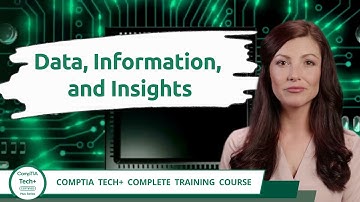 CompTIA Tech+ (FC0-U71) | Data, Information, and Insights | Exam Objective 5.1 | Training Video
