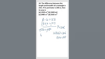 The difference between the length and breadth of a rectangle is 23 m. If its perimeter is 206 m