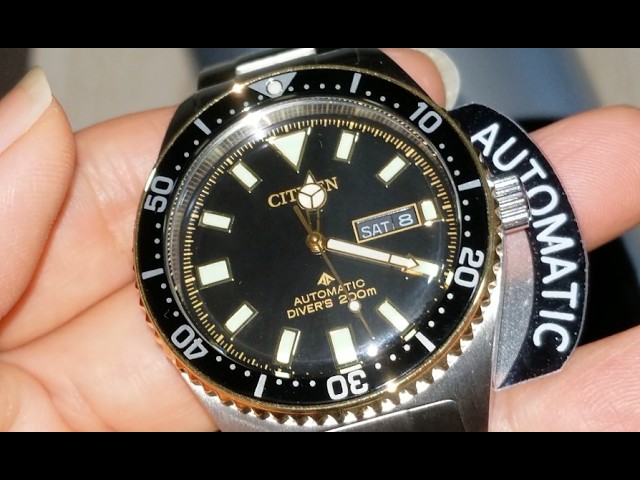 New Citizen Promaster Automatic Diver 200M Watch Unboxing & Review
