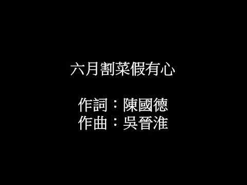 六月割菜假有心(原唱:黃乙玲)   陳建亨翻唱{非營利}