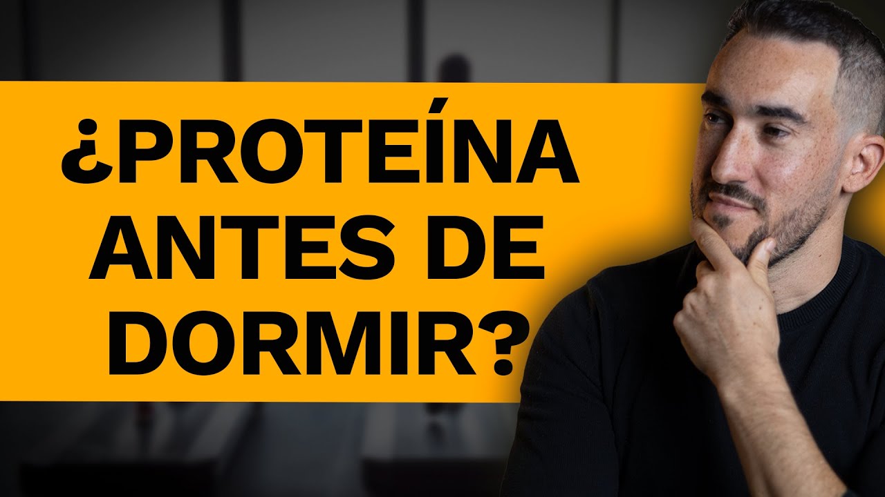 ¿Tiene sentido tomar proteína antes de dormir?