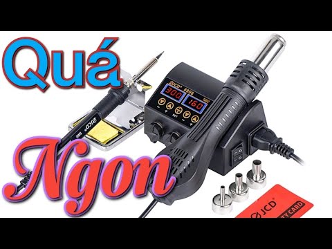 Video Review trạm hàn khò 750W ngon bổ rẻ mà lợi hại - youtube