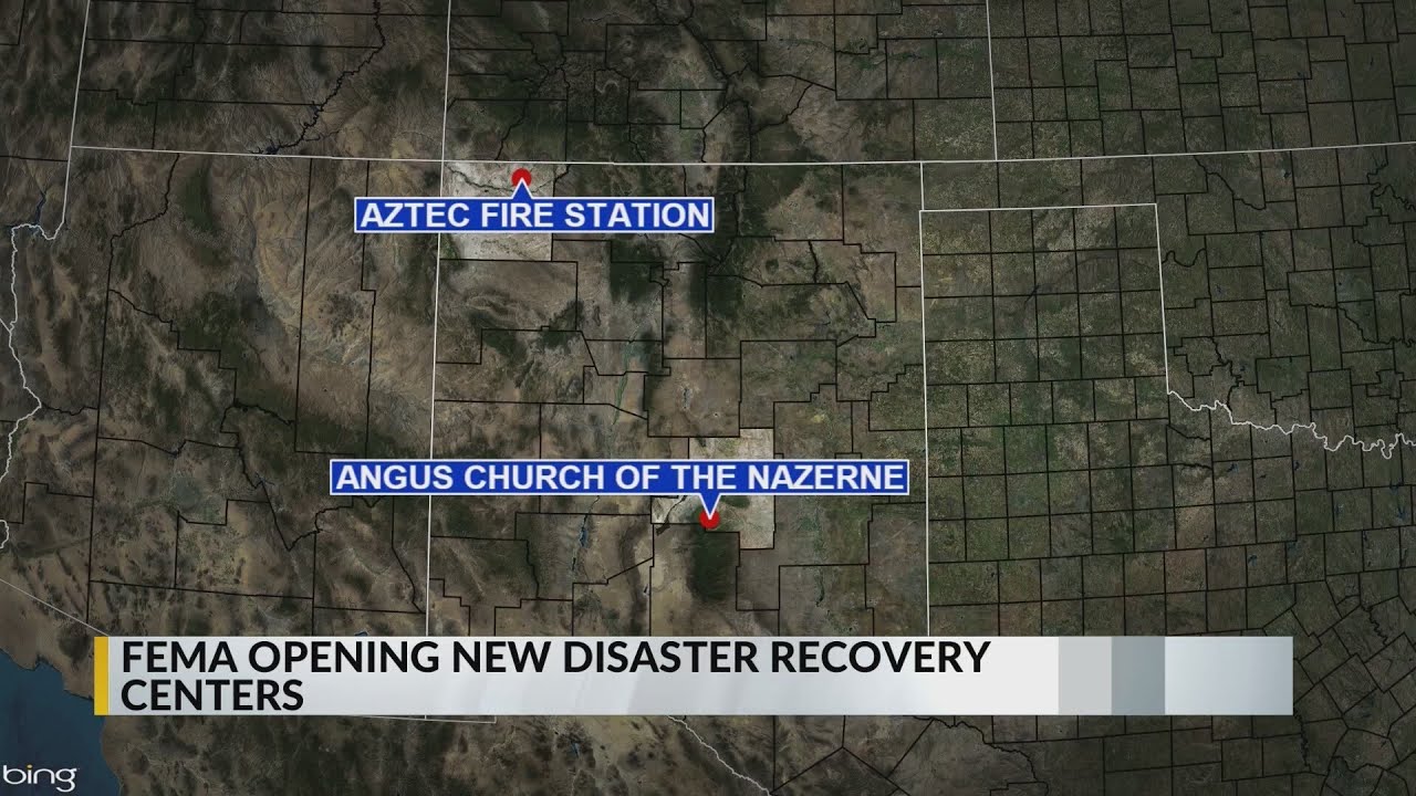 FEMA opening new disaster recovery centers in New Mexico - YouTube
