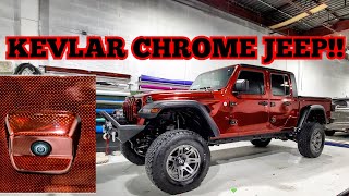 The Craziest Vinyl Wrap Finish: Kevlar Chrome On My Jeep Gladiator Up Close
