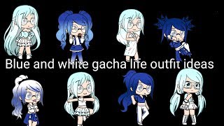 Blue And White Outfit Ideas For Gacha Life Youtube