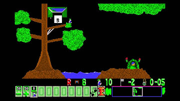 Lemmings Plus Omega [Breezy 01]: Gliding To Safety