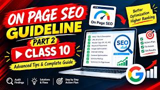 Class 10 | On Page SEO Guideline Part 02 Bangla Tutorial | SEO Problems Identify & Action Plan