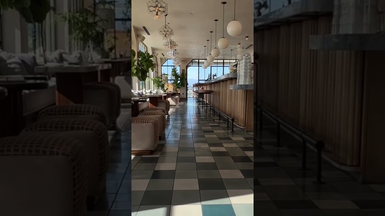 Imagine this, Rooftop deck, dining, and beautiful pool with views of downtown LA.