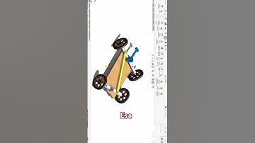 steering wheel assembly model in solidworks #solidworks #automobile #solidworks3d