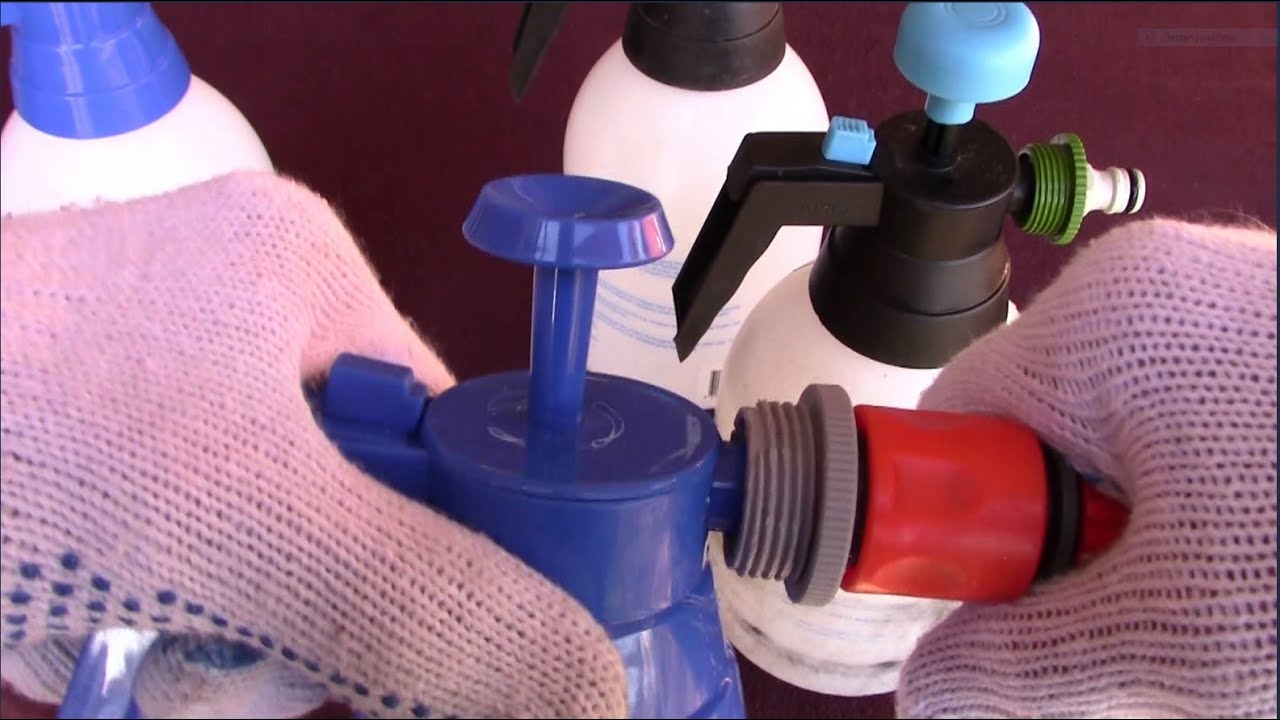WINDOW CLEANING HOSE CONNECTION ON PUMP SPRAYER YouTube