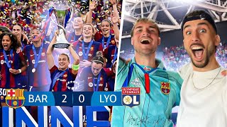 🏆 BARCELLONA CAMPIONE D'EUROPA! FINALE di CHAMPIONS LEAGUE FEMMINILE dallo STADIO!