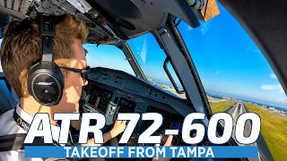 ATR 72-600 Departure From KTPA | Cockpit View