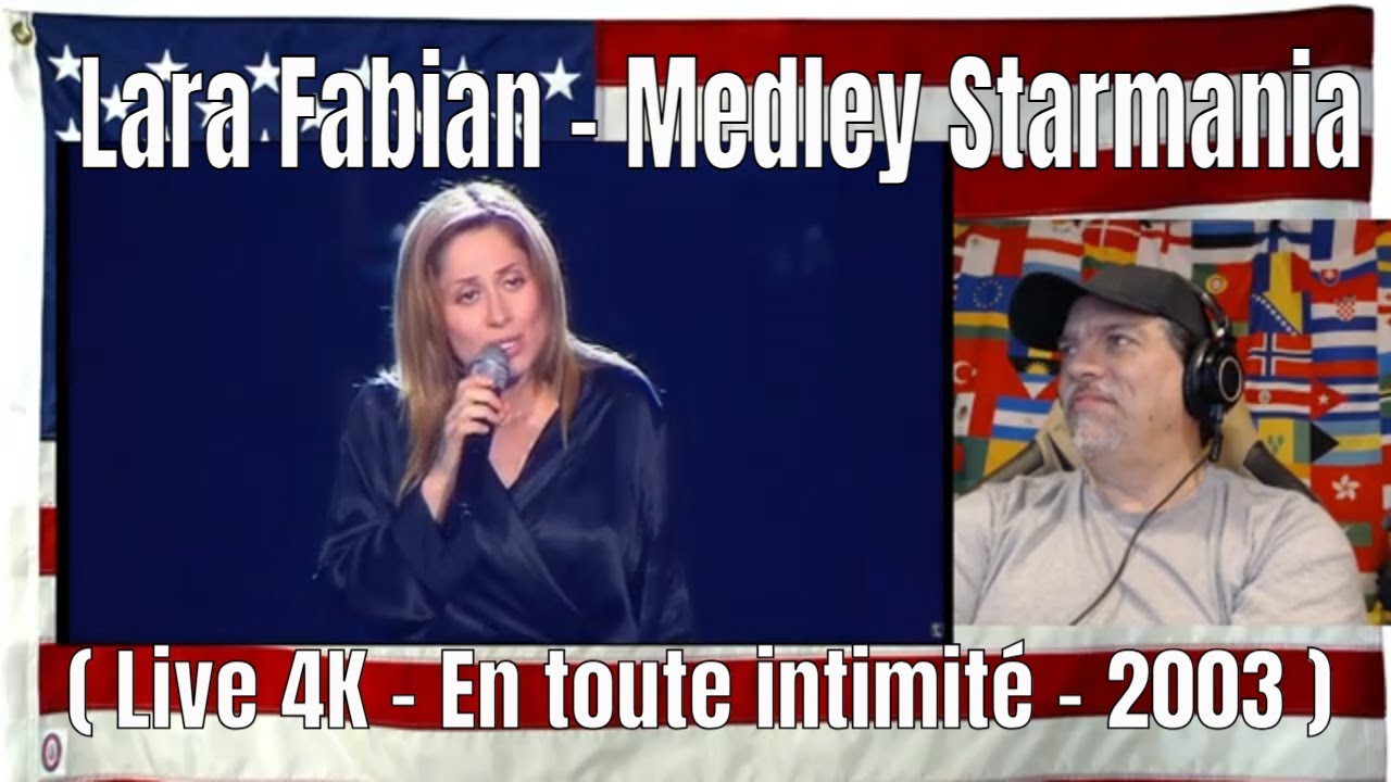 Lara Fabian - Medley Starmania ( Live 4K - En toute intimité - 2003 )- REACTION