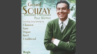 Miniatura de vídeo de "Gérard Souzay - Faure: Je me suis embarqué from L'horizon chimerique"