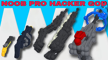 NOOB VS PRO VS HACKER VS GOD   in Human Gun