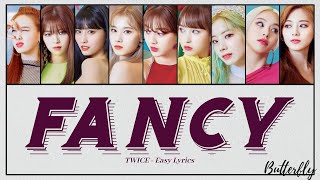 TWICE - 'FANCY' / Easy Lyrics