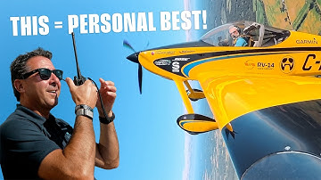 Coached by Michael Goulian! "Can you see a difference?"