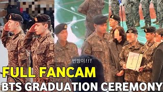 Bts Taehyung & Rm Full Military Graduation Ceremony Bts V 뷔 Military Graduation Cam 20240116