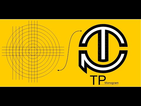 TP Monogram Letter Logo Tutorial | Logo designing in Corel draw ...