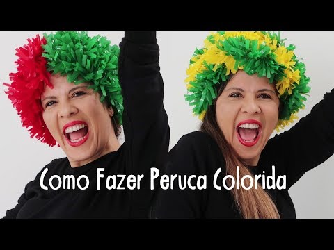 Como Fazer Perucas Coloridas para Carnaval 2