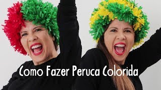 Como Fazer Perucas Coloridas para Carnaval 2