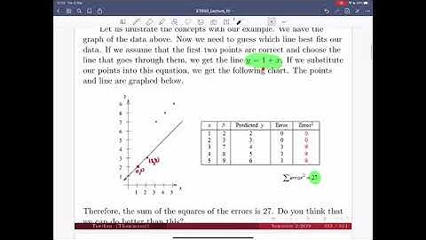 Least square approximation - Part 1