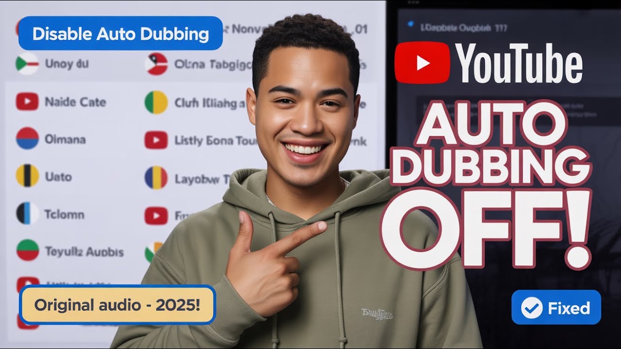 How to Turn Off YouTube Auto Dubbing (2025) | Disable Multi-Language ...