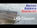 British Airways Boeing 777 departure from London Heathrow Airport LHR June 1, 2026 to CVG Cincinnati