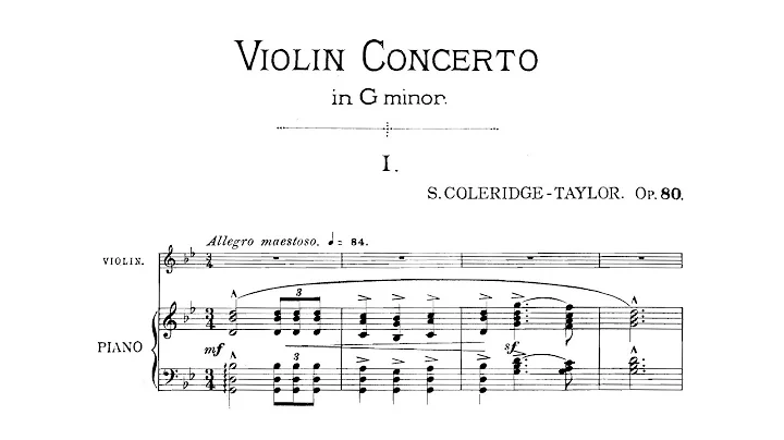 Samuel Coleridge-Taylor  Violin Concerto