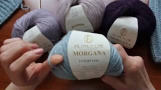 Обзор пряжа Morgana + видеоурок по вязанию шапки Обзор пряжа Morgana + видеоурок по вязанию шапки