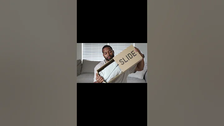 Yeezy Slides Slate Grey & Granite Quick Reviews! #shorts