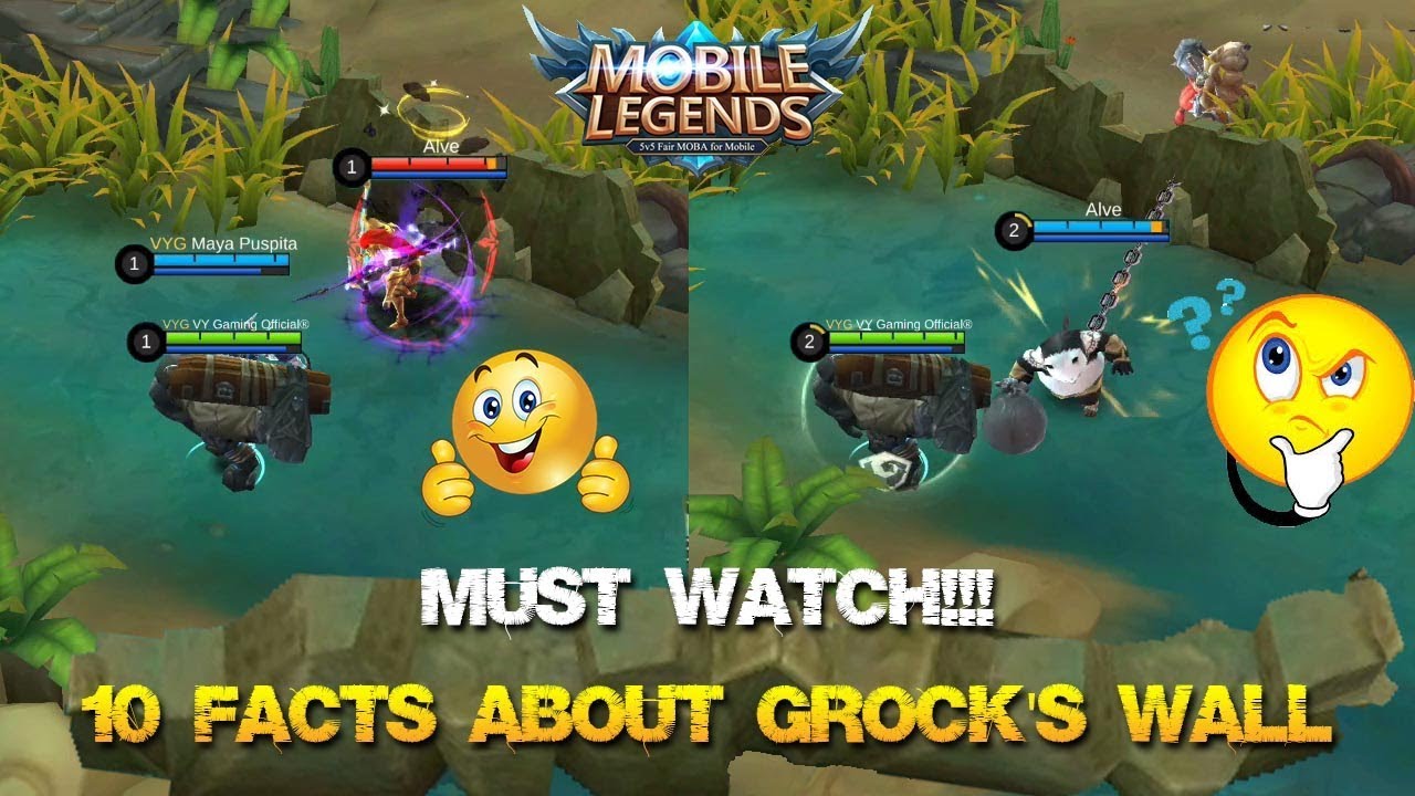 Must Watch 10 Facts About Grock 39 S Wall Experiment Mobile Legends Patch 2 12 Youtube