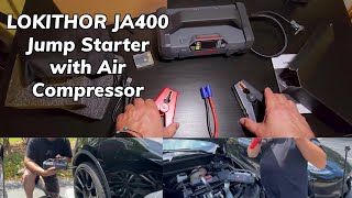 Lokithor JA400 Jump Starter w/ AirCompressor | VinnyKuzz Product Reviews