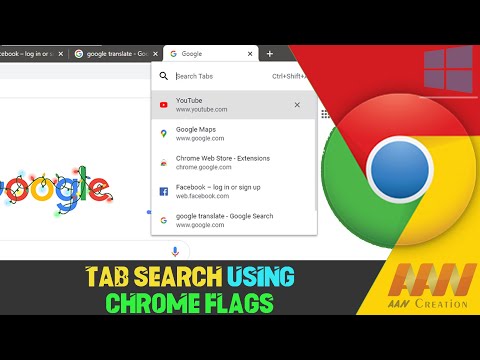 How to Enable Tab Search Using Chrome Beta Browser Flags Settings
