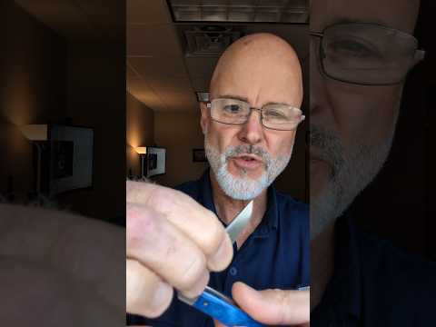 Tiny, Affordable Blue Pocket Knife
