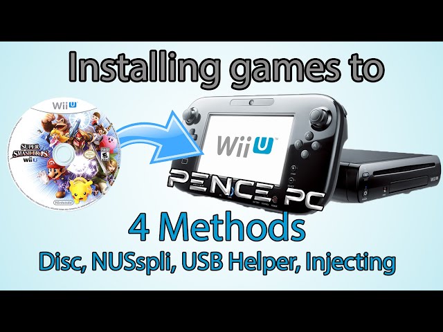 Wii U Game Install Tutorial - 4 Methods - Disc, NUSspli, USB