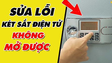 Làm Sao Khắc Phục Két Sắt Điện Tử Không Mở Được? Giải Pháp Nhanh Cho Lỗi Pin Yếu