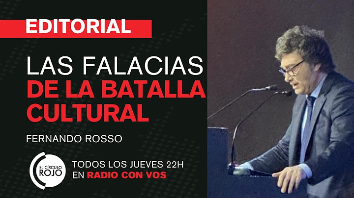 ⭕ Las falacias de la batalla cultural | El Círculo Rojo